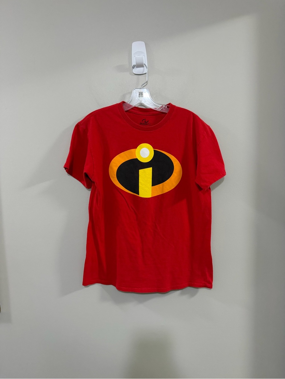 Disney Pixar The Incredibles 2 Logo Red Logo Tee